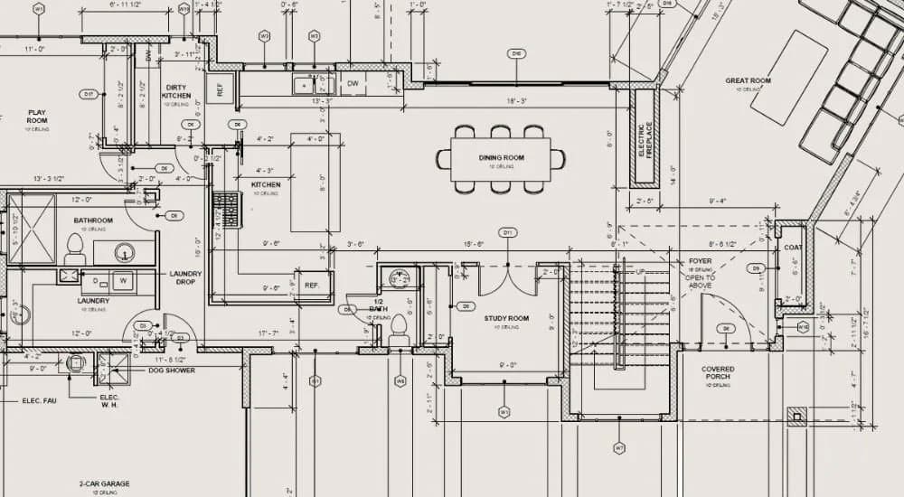 Modern Contemporary Residence — 3,433 sq.ft. floor plan