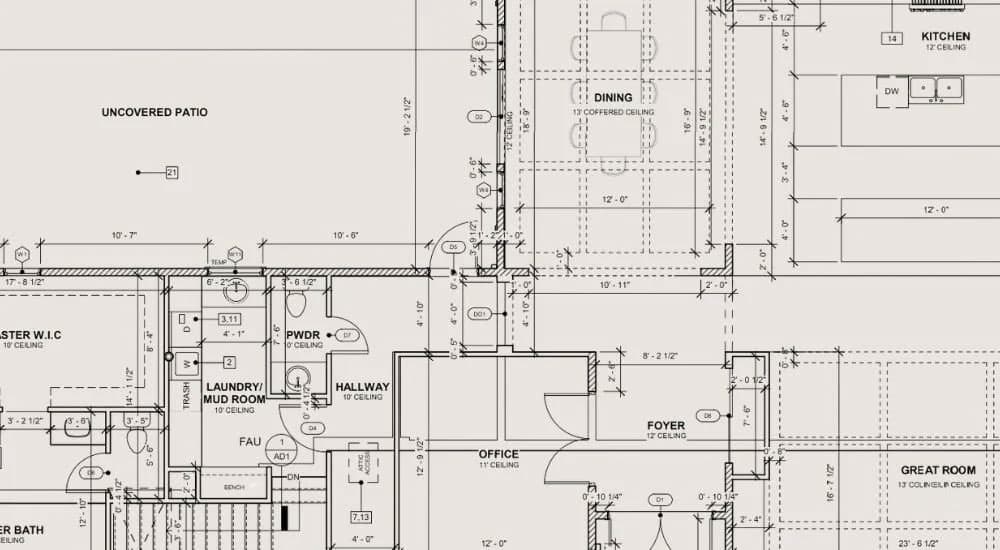 Modern Prairie Residence — 3,489 sq.ft. floor plan